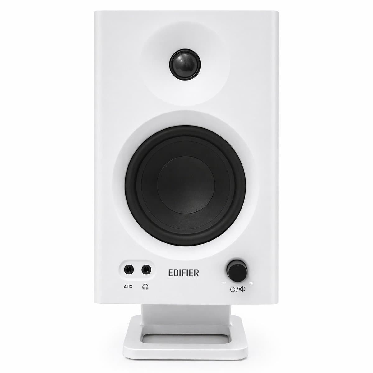 Alvora speaker standaards geschikt voor Edifier MR4 - Set van 2 - Bureau houders voor monitor speakers - Zwart — afbeelding 1
