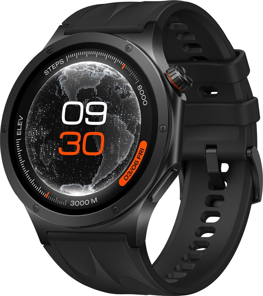 OPPO Watch X3 - Smartwatch AMOLED 47 mm 466 x 466 Pixels Touchscreen Zwart — afbeelding 1