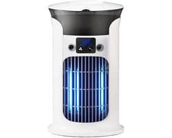 VHV - Mini airco - Luchtkoeler - Mobiele airco - Draagbare verdampingskoeler - Met ventilator bevochtiger nachtlicht - Voor bureau slaapkamer en camping