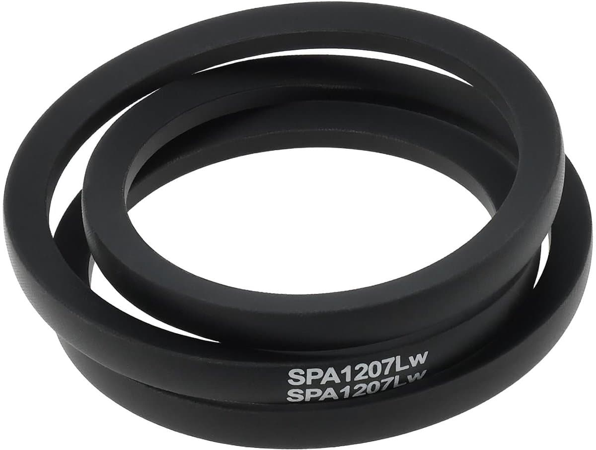 Dailygoods- Aandrijfriem Perfecte Pasvorm - Buitenlengte 1225 mm - Binnenlengte 1162 mm - Rubber - Betrouwbare Prestaties - Soepele Werking - Grasmaaier Riem — afbeelding 1