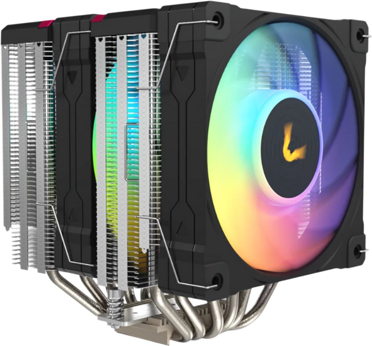 Valkyrie Vind DL125 - CPU Luchtkoeling - Zwart - ARGB — afbeelding 1
