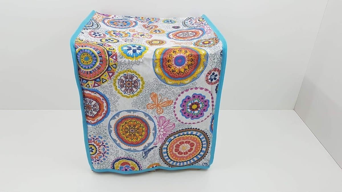 Keukenmachine Beschermhoes - Apparaat Cover - Schoon Houden Keuken - Voorkomt Vlekken - 31 x 16 cm - Grijs — afbeelding 1