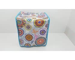 Keukenmachine Beschermhoes - Apparaat Cover - Schoon Houden Keuken - Voorkomt Vlekken - 31 x 16 cm - Grijs