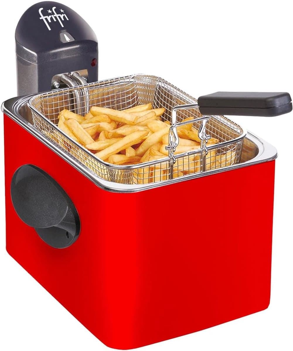 Friteuse 3.5 Liter - Frituurpan - Snelle Snacks - 3200 Watt Vermogen - Roestvrij Staal — afbeelding 1