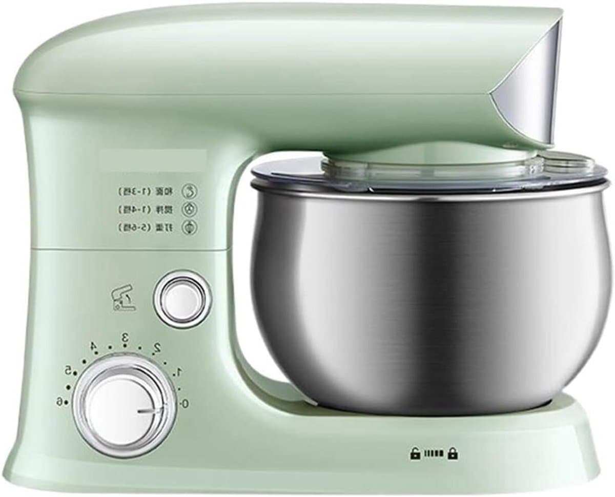 Staande mixer - Keukenmachine - Bakken en koken - 6 snelheden - 3 Liter kom - Groen — afbeelding 1