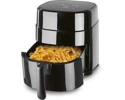 GourmetMaxx 16538 Airfryer 4.5 l Anti-aanbaklaag, BPA-vrij, CoolTouch-behuizing, Digitale timer, Grillfunctie, Heteluch