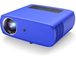 Mini Beamer - Videoprojector Thuisbioscoop - Films Kijken - 5500 Lumen HD - 240 Inch Scherm - Blauw