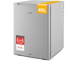 TZS First Austria Mini koelkast - Minibar - 40 liter - Vrijstaand - Volledig stil 22dB - Grijs