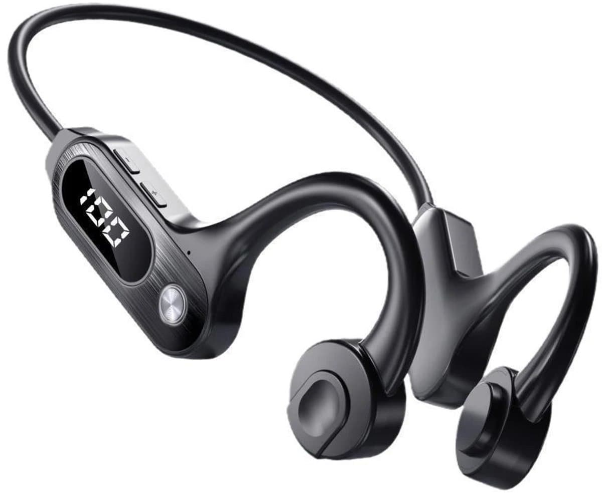WiseGoods Premium Bone Conduction Koptelefoon - Open Ear Draadloze Sport Hoofdtelefoon - IPX5 Waterdicht - Koptelefoons Sporten — afbeelding 1