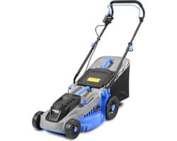 Elektrische grasmaaier 38 cm - 1600 W met 5-traps maaihoogte en 42L opvangmand voor gazons tot 1000 m²