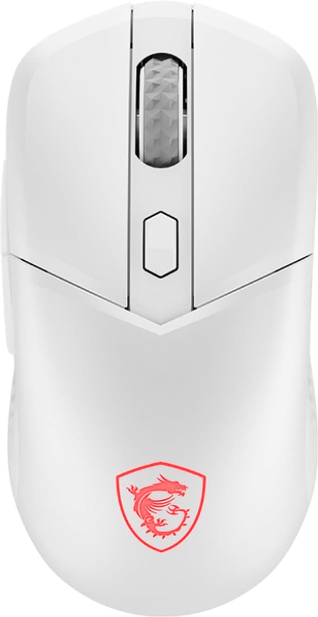 MSI VERSA 300 WIRELESS White - Gaming Muis - 2.4GHz / Bluetooth 5.3 / USB 2.0 - Tot 50 uur Batterijduur — afbeelding 1