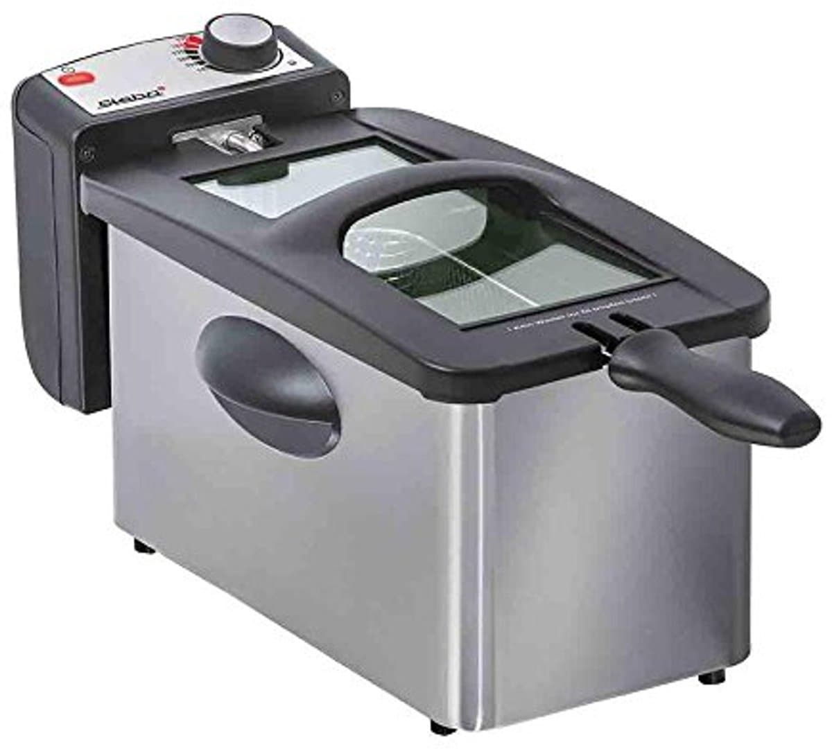 Professionele roestvrijstalen friteuse met 3 liter capaciteit — afbeelding 1