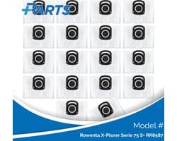 Rowenta X-Plorer Serie 75 S+ RR8587 Stofzakken (18 Stuks, Plus.Parts® alternatief voor ZR200540)