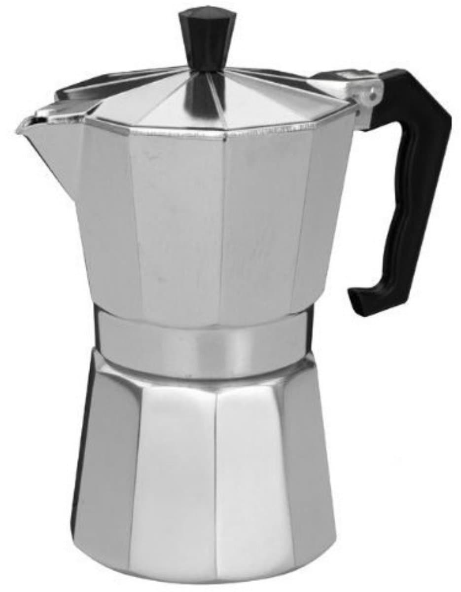 Excellent Houseware Moka Percolator - koffiemaker - voor 3 kopjes - Koffiezetapparaat - Italiaanse koffiezetter — afbeelding 1