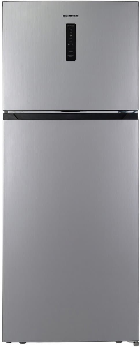 Heinner HF-HM415NFSE++ Koel-vriescombinatie 415 L – Full No Frost – Inverter – Elektronische Bediening met Touch Display – Powercoolfunctie – Zilver – 5 Jaar Garantie — afbeelding 1