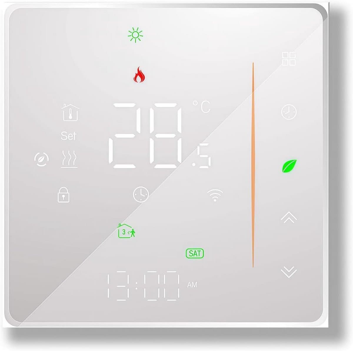 Wifi Thermostaat met Touchscreen voor Water- en Elektrische Verwarming — afbeelding 1