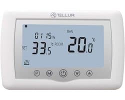 Slimme Wifi Thermostaat met App Bediening, Spraakbesturing (Alexa/Google), Programmeerbaar en Vorstbeveiliging
