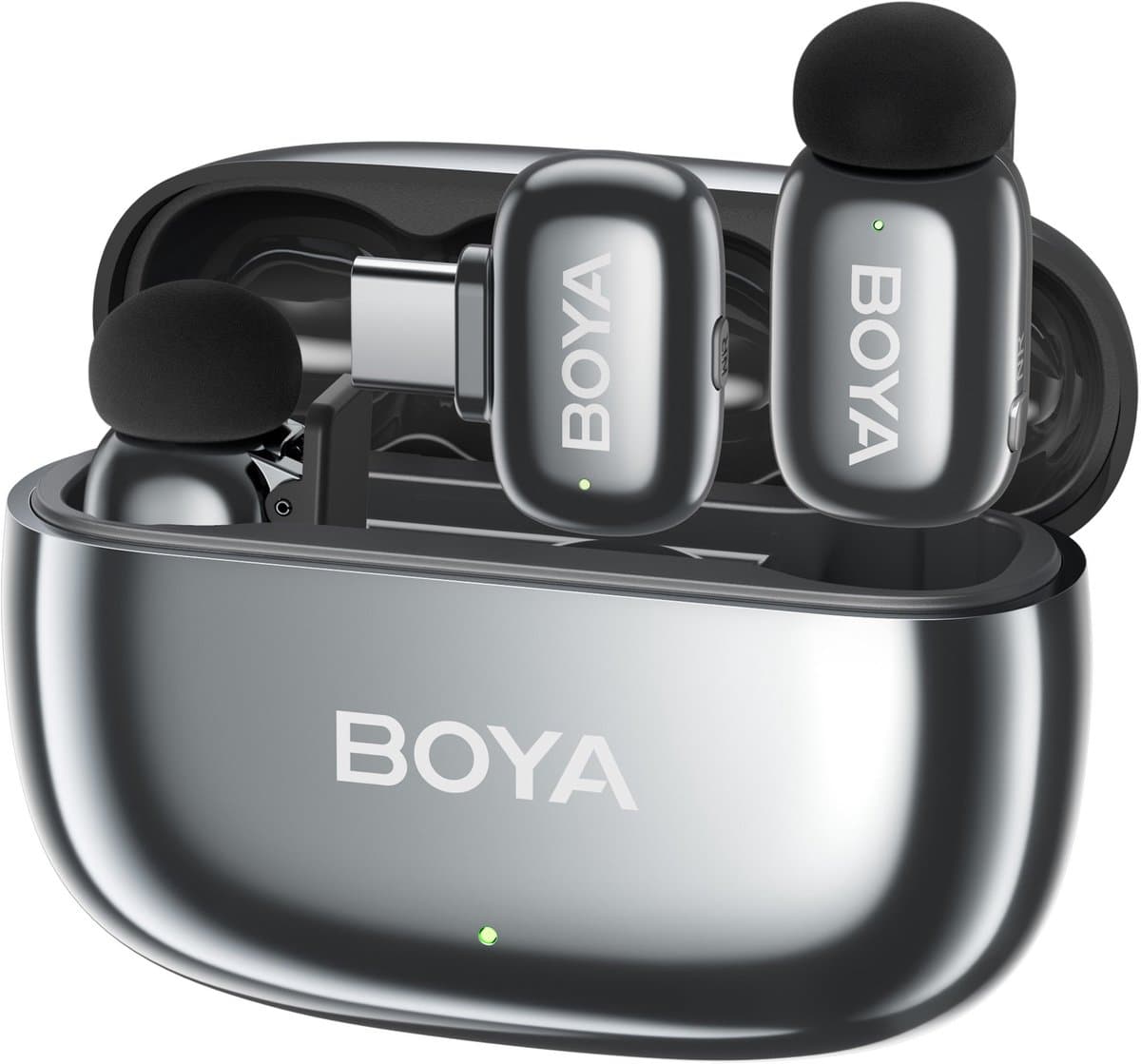 Boya Mini 2-02 (Grey) 1X RX USB-C + 2X TX — afbeelding 1