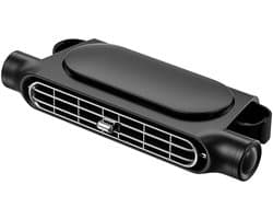 Autoventilator voor stoelkoeling, USB-hoofdsteunventilator voor in de auto, geschikt voor voor- en achterstoelen, ventilator voor de achterbank, draagbare autoventilator met 3 snelheden