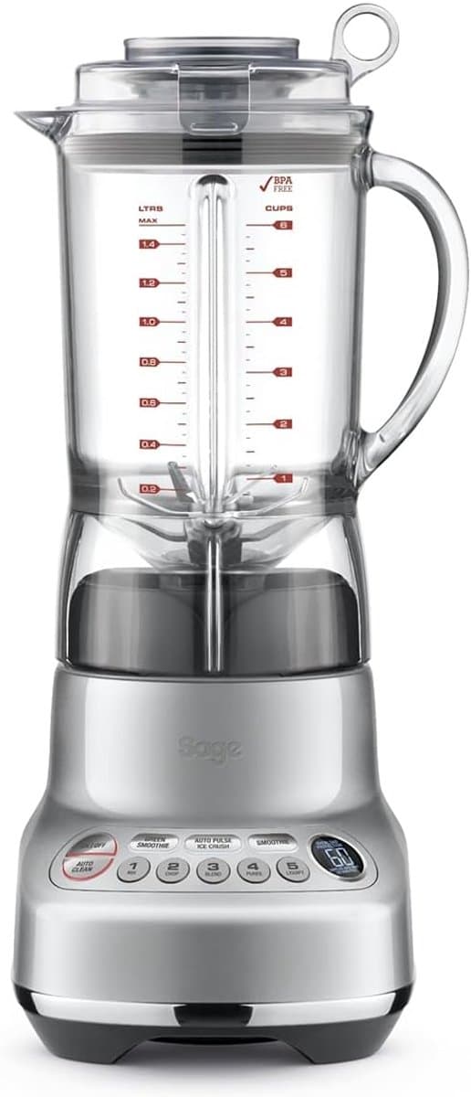 Krachtige Keukenmixer - Kan Blender - Smoothies Maken - Negegen Functieknoppen - 15 Liter Inhoud - Zilver — afbeelding 1