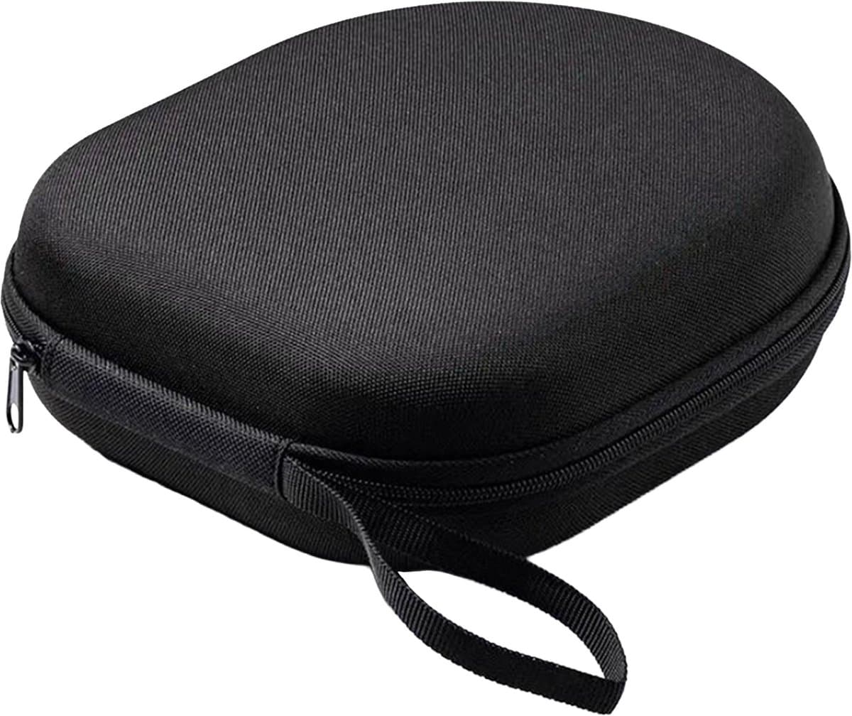 Phreeze Koptelefoon Hoes - met Opbergvak- Stevig - Waterbestendig - Draagbaar - Koptelefoon case geschikt voor Bluetooth Hoofdtelefoon, Bose, JBl, Sony - Hard Case - Koptelefoonhoes - Beschermhoes - Zwart — afbeelding 1