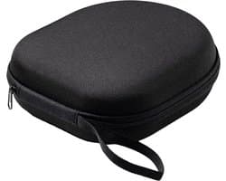 Phreeze Koptelefoon Hoes - met Opbergvak- Stevig - Waterbestendig - Draagbaar - Koptelefoon case geschikt voor Bluetooth Hoofdtelefoon, Bose, JBl, Sony - Hard Case - Koptelefoonhoes - Beschermhoes - Zwart
