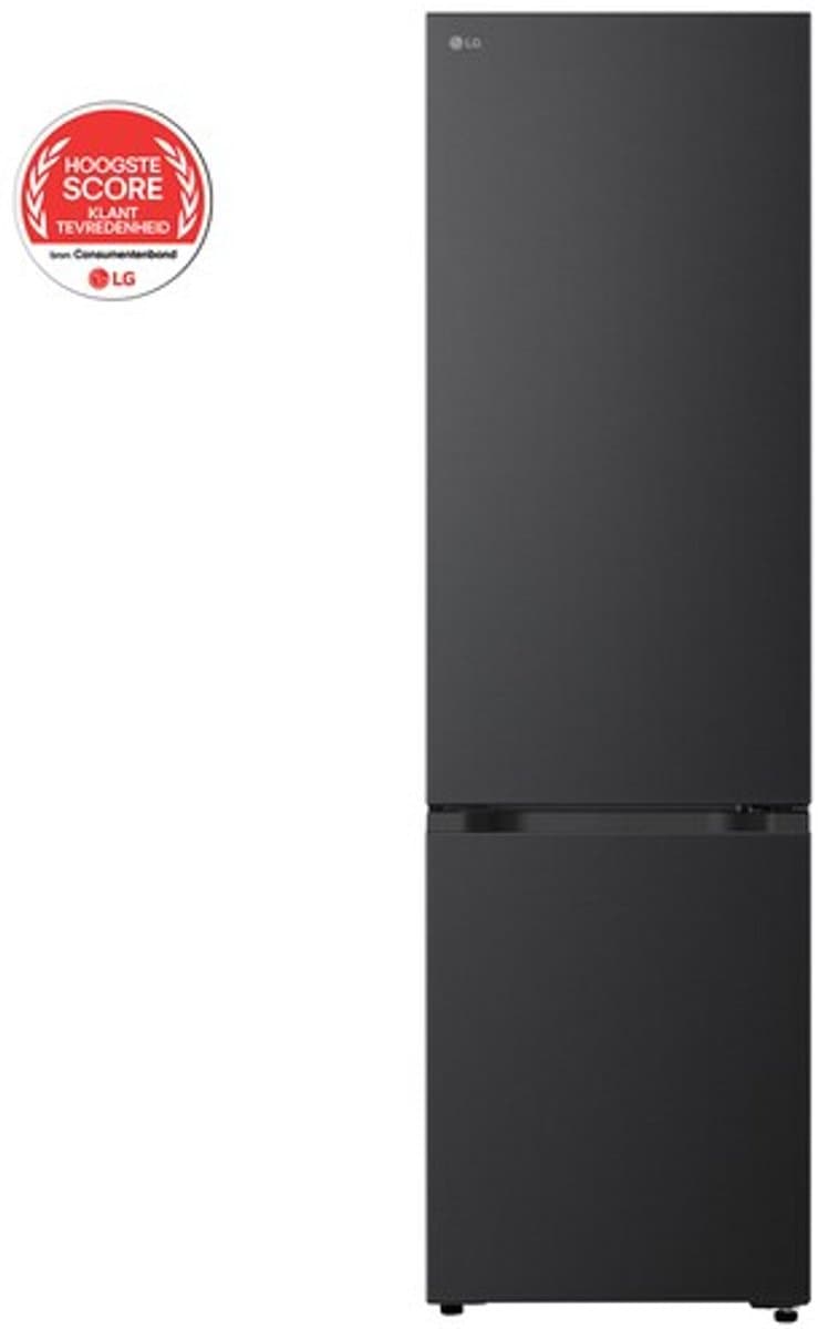 LG - GBBS322CEV- 465L - Koel-vriescombinatie - Essence Zwart Staal- Smart Technology - ThinQ (WiFi) — afbeelding 1