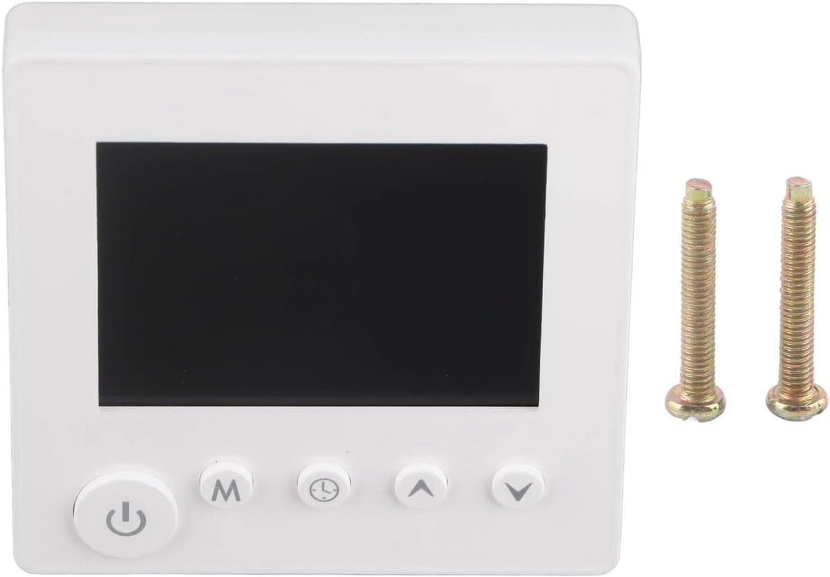 Slimme Thermostaat - Programmeerbare Regelaar - Energie Besparen - Kleuren LCD Scherm - 12 x 10 x 6 cm — afbeelding 1