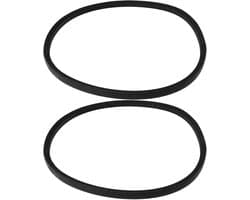 Grasmaaier Riemen - Aandrijfriemen Grasmaaier - Maaien Gazon - Set van 2 stuks - 667x10x6mm - Zwart
