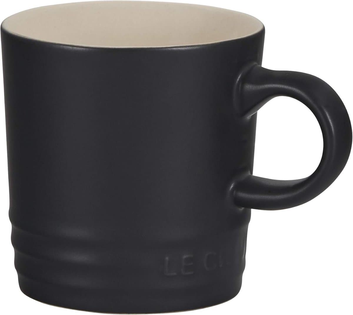 Espressomok Aardewerk - Koffiemok Kopje - Warme Dranken - Oven Magnetron Vaatwasserbestendig - 100 ml - Mat Zwart — afbeelding 1