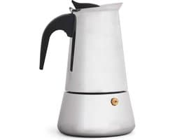 Kinvara Percolator Italiaans koffiezetapparaat - staal - zilver - 9kopjes - Koffiezetter