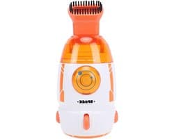 Mini Computer Stofzuiger - Desktop Reiniger - Bureau Schoonmaken - Afneembare Stofbak - 13.5 x 7.5 x 7 cm - Oranje