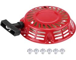 Startmotor Grasmaaier - Trekstarter Onderdeel - Motor Starten - Robuuste Constructie - 2KW 168F - Zwart