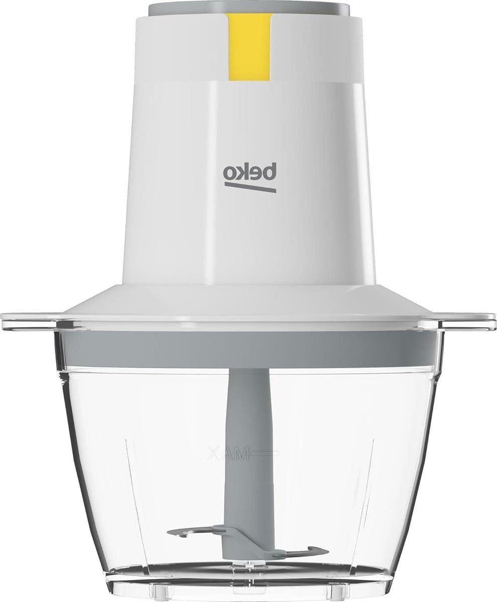 Mini Hakmachine - Keuken chopper - Snel ingrediënten hakken - Roestvrijstalen messen - 0.5 L - Wit — afbeelding 1