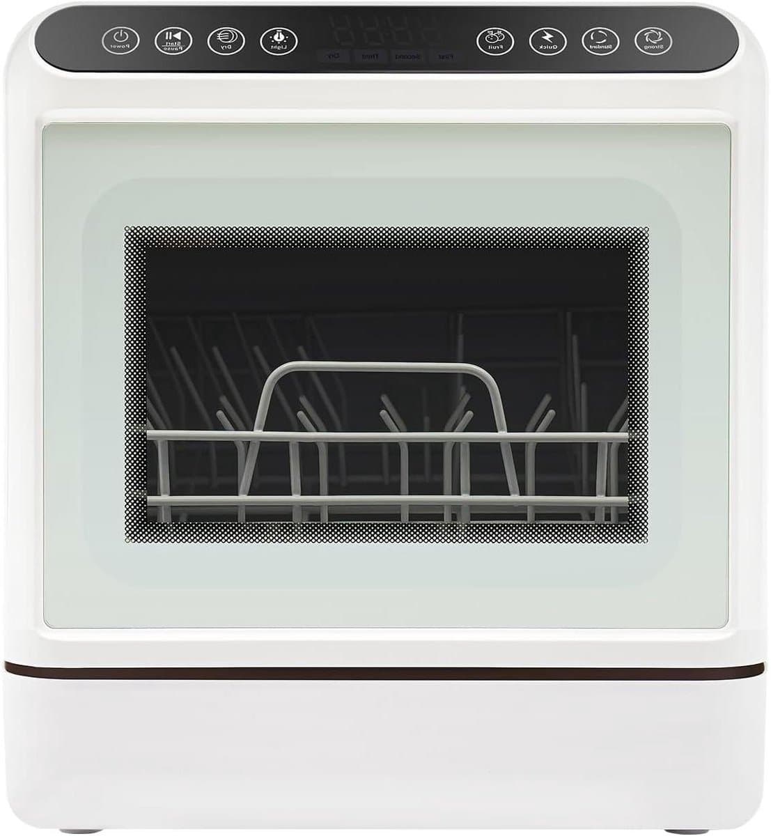 Tafelvaatwasser - Mini vaatwasser - Keuken schoonmaken - Installatievrij - 6 liter tank - Wit — afbeelding 1