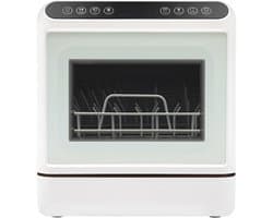 Tafelvaatwasser - Mini vaatwasser - Keuken schoonmaken - Installatievrij - 6 liter tank - Wit