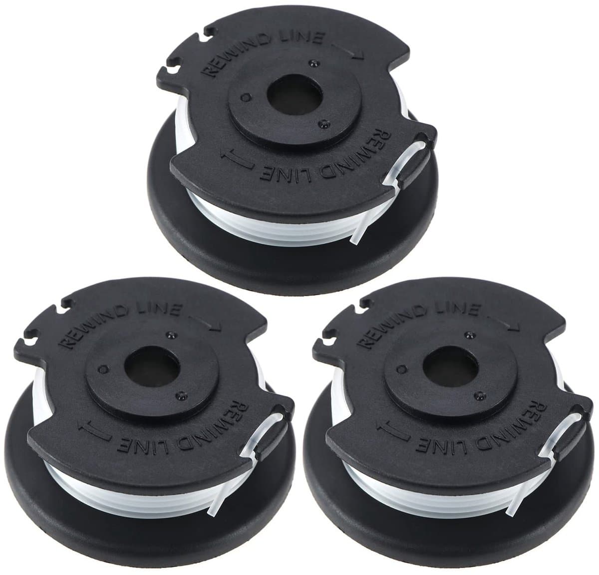 Dailygoods- Spool Line Vervangend - 3x Grasmaaier Spoel - 4,9 m Lengte - 1,6 mm Diameter - Duurzaam Nylon/ABS - Eenvoudig te Installeren - Grasmaaierlijn — afbeelding 1