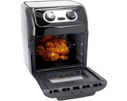 Heteluchtfriteuse Oven - Airfryer XXL - Gezond Koken - 12 Programma's - 12 Liter - Zwart