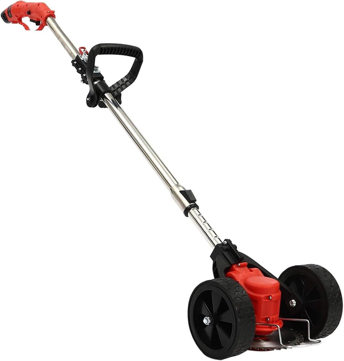 Grasmaaier - Duwmaaier - Gazon Onderhoud - Draadloos Werken - 23 cm Snijdiameter - Rood — afbeelding 1