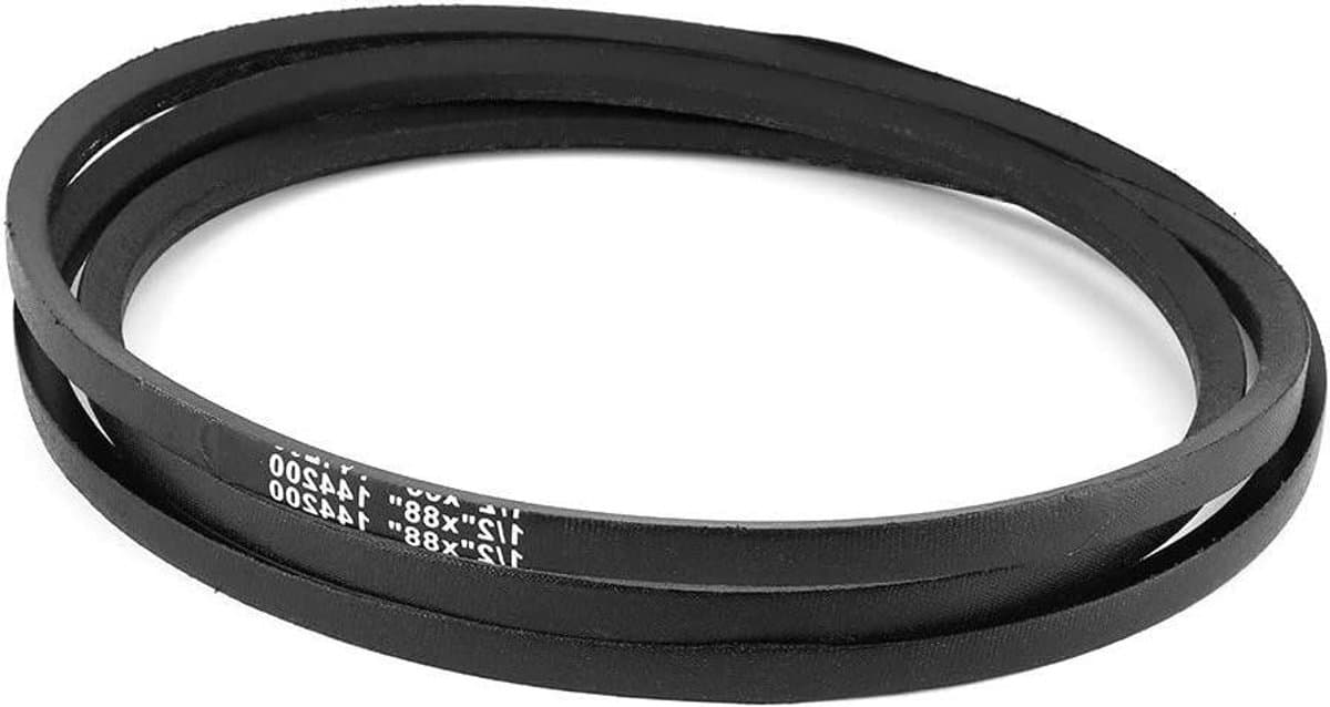 Grasmaaier Aandrijfriem - Maaier Riem - Maaier Onderhoud - Aramid Koord Structuur - 1/2inx88in - Zwart — afbeelding 1