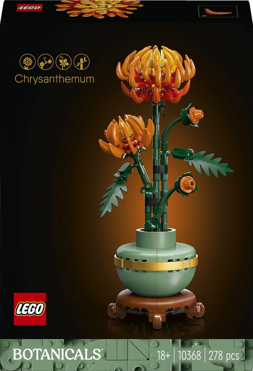 LEGO Botanical Collection - Chrysant Constructiespeelgoed — afbeelding 1