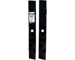 Set van 2 Grasmaaier Messen voor 42 Inch Gazonmaaiers Universele Sterbevestiging