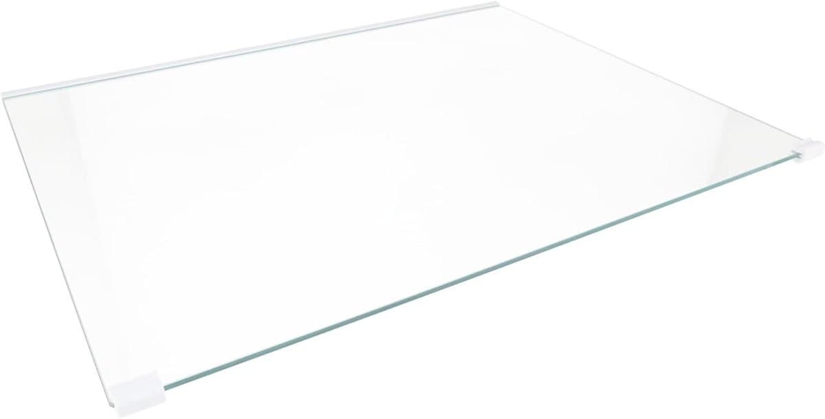 Glazen Plank - Koelkast Plaat - Koeling Repareren - Universeel Model - 46x36cm - Wit Rand — afbeelding 1