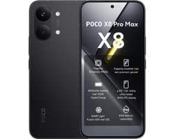 Xiaomi POCO X8 Pro Max - 12 GB RAM - 512 GB - Zwart