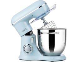 Keukenmachine - Deegmixer - Thuis Bakken - 10 Snelheden - 6 Liter Kom - Blauw