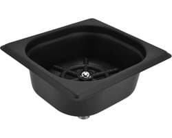 Glazenspoeler - Kopjeswasser - Snel Glazen Reinigen - Automatische Bediening - 17.6 cm Lengte - Zwart