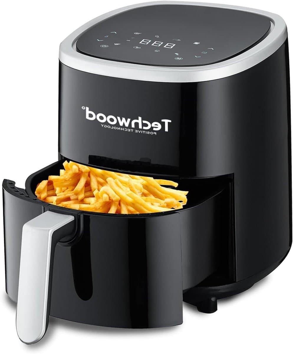 Airfryer Zonder Olie - Gezonde Frituur - Lekker Koken - Digitale Touch Bediening - 3.5 Liter Capaciteit - Zwart — afbeelding 1
