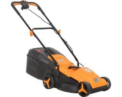 Elektrische Grasmaaier - Grasmaaier - Gazon Onderhoud - 1000 Watt Motor - 32 cm Snijdbreedte - Oranje Zwart