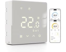 Slimme thermostaat met WiFi voor gasgestookte cv-ketels,Droog contact