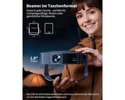 Mini Beamer 1920 X 1080 Full HD - LCD Projector - 1000 ANSI Lumen - Compact Draagbaar - Thuisbioscoop Beamer